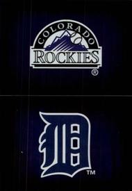 2014 Topps Stickers #141 / 155 Detroit Tigers / Colorado Rockies Front