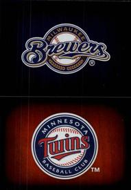 2014 Topps Stickers #144 / 158 Minnesota Twins / Milwaukee Brewers Front