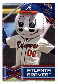 2014 Topps Stickers #174 Braves Mascot Front