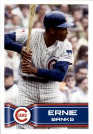 2014 Topps Stickers #218 Ernie Banks Front