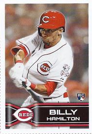 2014 Topps Stickers #222 Billy Hamilton Front