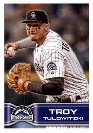 2014 Topps Stickers #268 Troy Tulowitzki Front