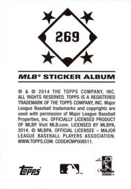 2014 Topps Stickers #269 Michael Cuddyer Back