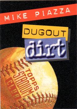 1994 Stadium Club - Info Cards #5 Dugout Dirt Front