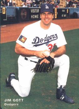 1994 Mother's Cookies Los Angeles Dodgers #18 Jim Gott Front
