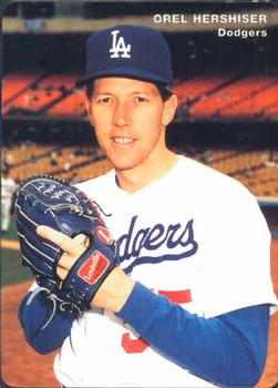 1994 Mother's Cookies Los Angeles Dodgers #7 Orel Hershiser Front