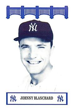 1992 The Wiz New York Yankees of the 50s #NNO Johnny Blanchard Front