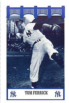 1992 The Wiz New York Yankees of the 50s #NNO Tom Ferrick Front