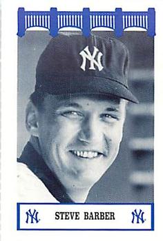 1992 The Wiz New York Yankees of the 60s #NNO Steve Barber Front