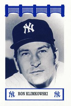 1992 The Wiz New York Yankees of the 70s #NNO Ron Klimkowski Front
