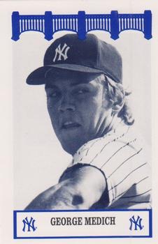 1992 The Wiz New York Yankees of the 70s #NNO George Medich Front