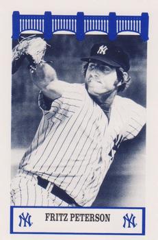 1992 The Wiz New York Yankees of the 70s #NNO Fritz Peterson Front