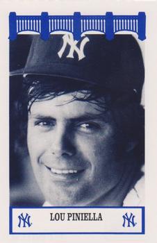 1992 The Wiz New York Yankees of the 70s #NNO Lou Piniella Front