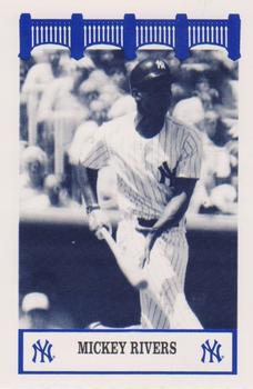 1992 The Wiz New York Yankees of the 70s #NNO Mickey Rivers Front