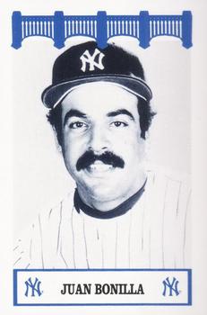 1992 The Wiz New York Yankees of the 80s #NNO Juan Bonilla Front