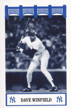 1992 The Wiz New York Yankees of the 80s #NNO Dave Winfield Front
