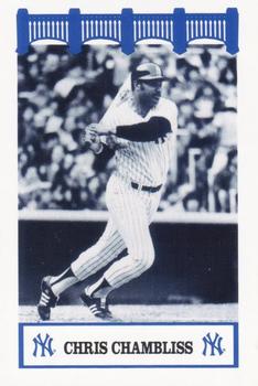 1992 The Wiz New York Yankees of the 80s #NNO Chris Chambliss Front