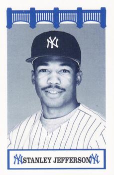 1992 The Wiz New York Yankees of the 80s #NNO Stan Jefferson Front