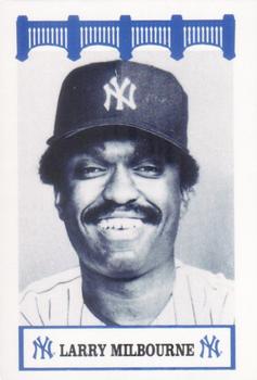 1992 The Wiz New York Yankees of the 80s #NNO Larry Milbourne Front