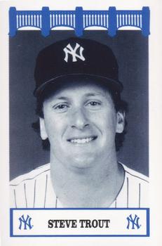 1992 The Wiz New York Yankees of the 80s #NNO Steve Trout Front