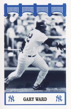 1992 The Wiz New York Yankees of the 80s #NNO Gary Ward Front