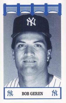 1992 The Wiz New York Yankees of the 80s #NNO Bob Geren Front