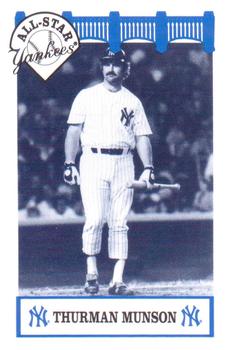 1992 The Wiz New York Yankees All-Stars #NNO Thurman Munson Front