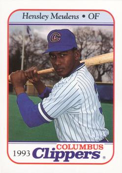 1993 Columbus Clippers #NNO Hensley Meulens Front