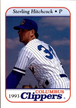 1993 Columbus Clippers #NNO Sterling Hitchcock Front