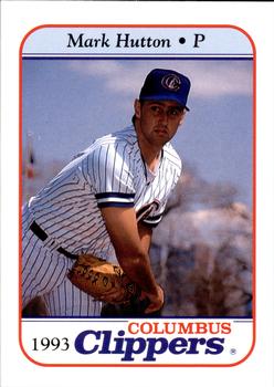 1993 Columbus Clippers #NNO Mark Hutton Front