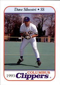 1993 Columbus Clippers #NNO Dave Silvestri Front