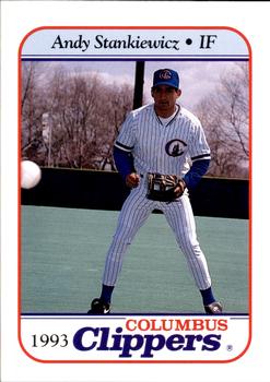 1993 Columbus Clippers #NNO Andy Stankiewicz Front