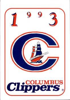 1993 Columbus Clippers #NNO Team Logo Front