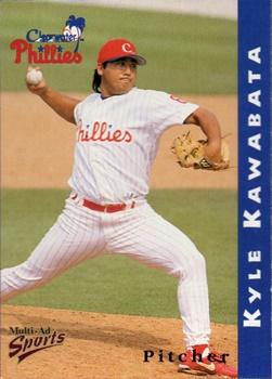 1998 Multi-Ad Clearwater Phillies #10 Kyle Kawabata Front