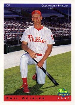 1993 Classic Best Clearwater Phillies #9 Phil Geisler Front