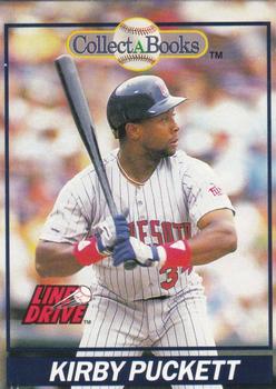 1991 Line Drive Collect-a-Books #7 Kirby Puckett Front