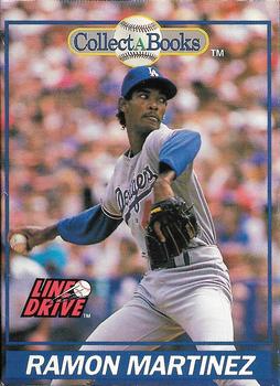 1991 Line Drive Collect-a-Books #18 Ramon Martinez Front