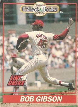 1991 Line Drive Collect-a-Books #23 Bob Gibson Front