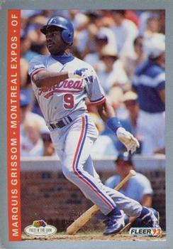 1993 Fleer Fruit of the Loom #26 Marquis Grissom Front
