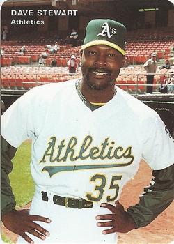1995 Mother's Cookies Oakland Athletics #11 Dave Stewart Front