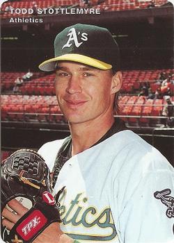 1995 Mother's Cookies Oakland Athletics #14 Todd Stottlemyre Front