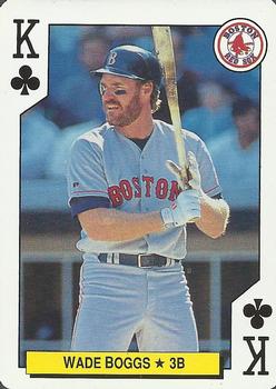 1992 Bicycle All-Stars Playing Cards #K♣ Wade Boggs Front