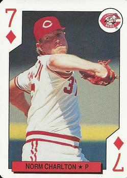 1992 Bicycle All-Stars Playing Cards #7♦ Norm Charlton Front