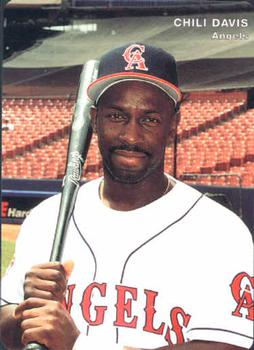 1995 Mother's Cookies California Angels #5 Chili Davis Front