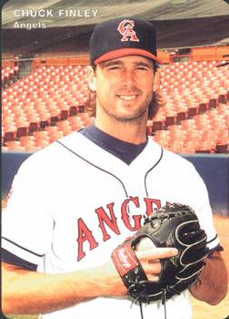 1995 Mother's Cookies California Angels #9 Chuck Finley Front