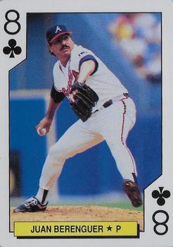 1992 U.S. Playing Card Co. Atlanta Braves Playing Cards #8♣ Juan Berenguer Front