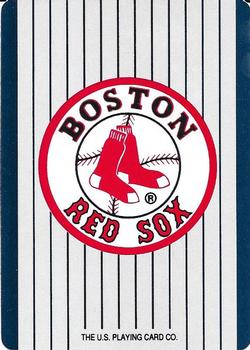 1992 U.S. Playing Card Co. Boston Red Sox Playing Cards #4♣ Dana Kiecker Back