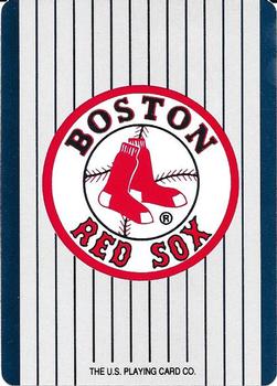 1992 U.S. Playing Card Co. Boston Red Sox Playing Cards #7♣ Dan Petry Back