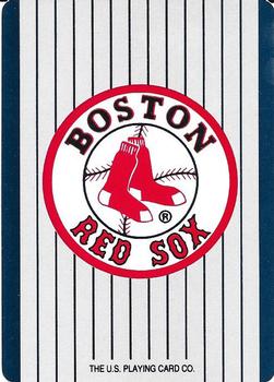 1992 U.S. Playing Card Co. Boston Red Sox Playing Cards #Q♣ John Marzano Back