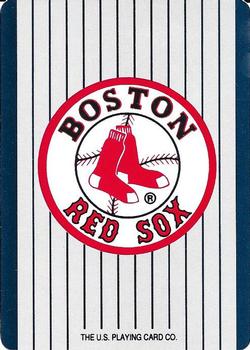 1992 U.S. Playing Card Co. Boston Red Sox Playing Cards #K♣ Jody Reed Back